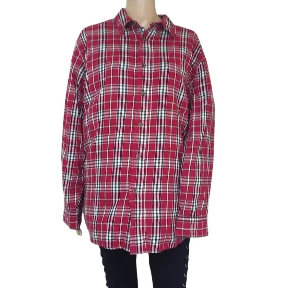 Outdoor Life Campside Flannel Red White